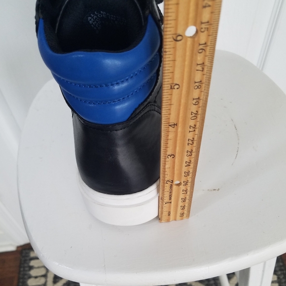 INC International Concepts Men's High Top Sneakers Blue  Black Size 8M - Picture 10 of 11